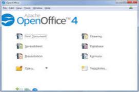 Apache OpenOffice OpenOffice org 4